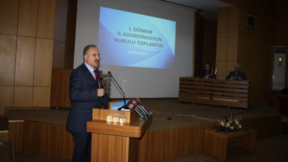 İl Milli Eğitim Müdürümüz Sn. Mustafa Altınsoy, I.Dönem İl Koordinasyon  Kurulu Toplantısında Müdürlüğümüzün Faaliyetleri Hakkında Bilgi Verdi. 