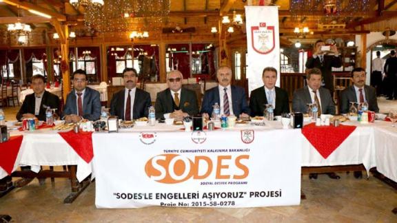 Sosyal Destek Programı (SODES) projeleri için kapanış programı düzenlendi.