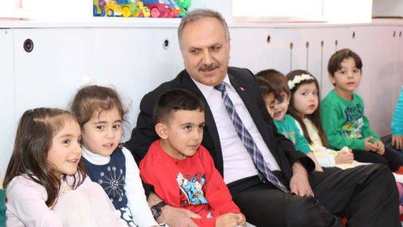 Milli Eğitim Müdürümüz Mustafa Altınsoy, Melike Turan Melek Anaokulunu ziyaret etti.