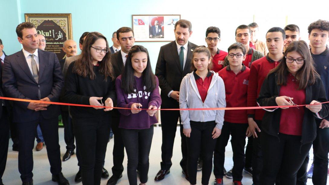 Fen Lisesi Bünyesinde Oluşturulan Z-Kütüphanenin Açılışı Gerçekleştirildi.
