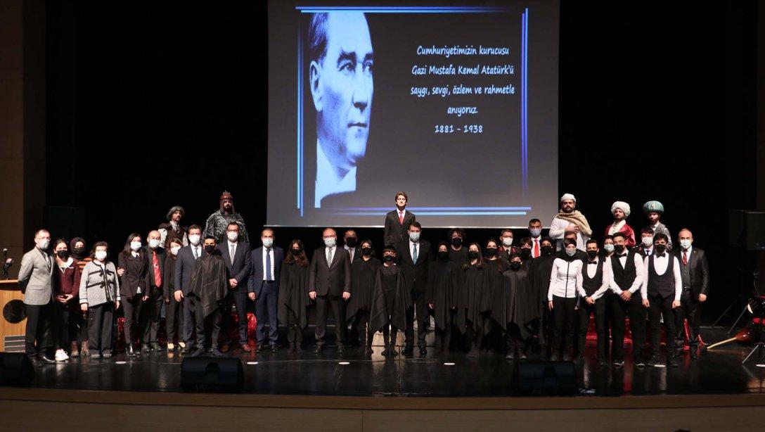 Türkiye Cumhuriyeti'nin Kurucusu Gazi Mustafa Kemal Atatürk'ün Ebediyete İntikalinin 82. Yıldönümü Dolayısıyla Anma Programı Düzenlendi.