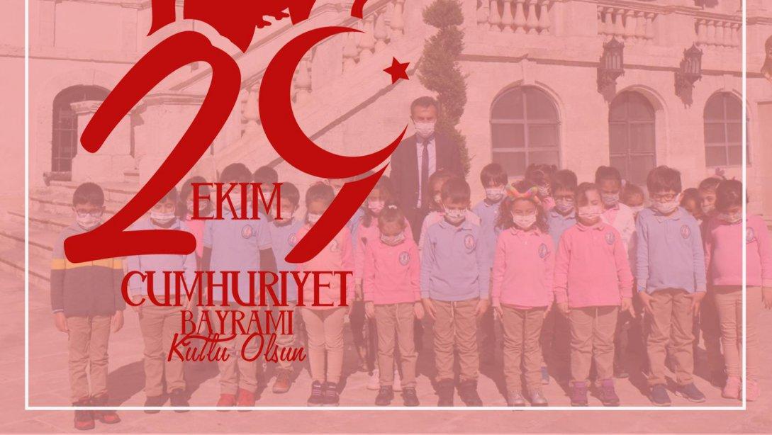 Millî Eğitim Müdürümüz Ergüven Aslan'ın, Cumhuriyetimizin Kuruluşunun 98. Yıl Dönümü Mesajı.