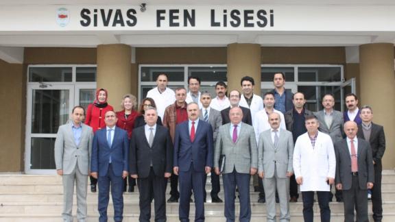 Milli Eğitim Müdürümüz Sayın Mustafa ALTINSOY, Sivas Fen Lisesi´ni Ziyaret Etti.