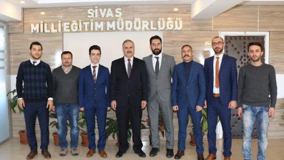 Türkiye Gençlik Vakfı (TÜGVA) İl Teşkilatı Yönetim Kurulu Milli Eğitim Müdürümüz Mustafa Altınsoyu ziyaret etti.