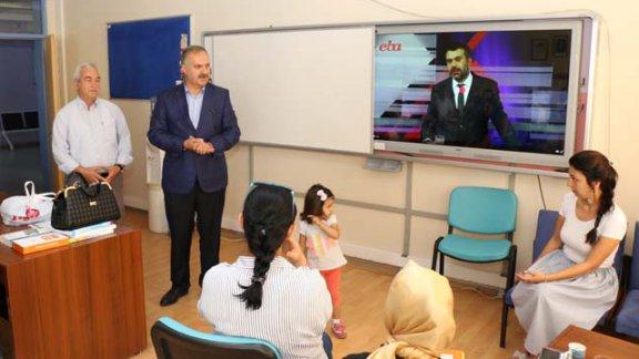 Milli Eğitim Müdürümüz Mustafa Altınsoy, Mehmet Gökhan Ay Anadolu Lisesini ziyaret etti.