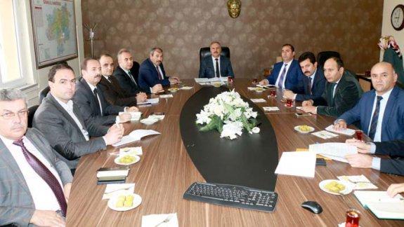 Kurum içi idareciler Toplantısı Milli Eğitim Müdürümüz Mustafa Altınsoy Başkanlığında yapıldı.