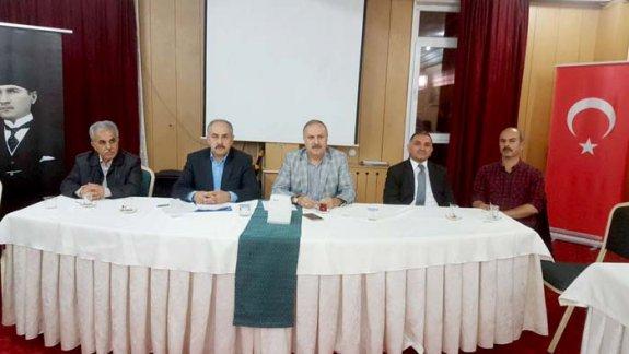 Milli Eğitim Müdürümüz Mustafa Altınsoy Pansiyonlu Okul Müdür ve Müdür Yardımcıları ile bir araya geldi. 