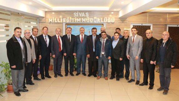 Türkiye Dil ve Edebiyat Derneği (TDED) Sivas Şube Yönetim Kurulu, Milli Eğitim Müdürümüz Mustafa Altınsoyu ziyaret etti.