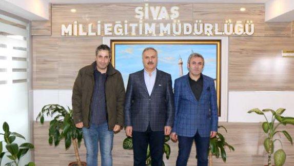 Erçelik ve Apaydın, Milli Eğitim Müdürümüz Mustafa Altınsoyu ziyaret etti