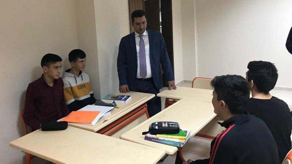 Milli Eğitim Müdürümüz Ebubekir Sıddık Savaşçı, İhramcızade Anadolu İmam Hatip Lisesi Pansiyonunu Ziyaret Etti.
