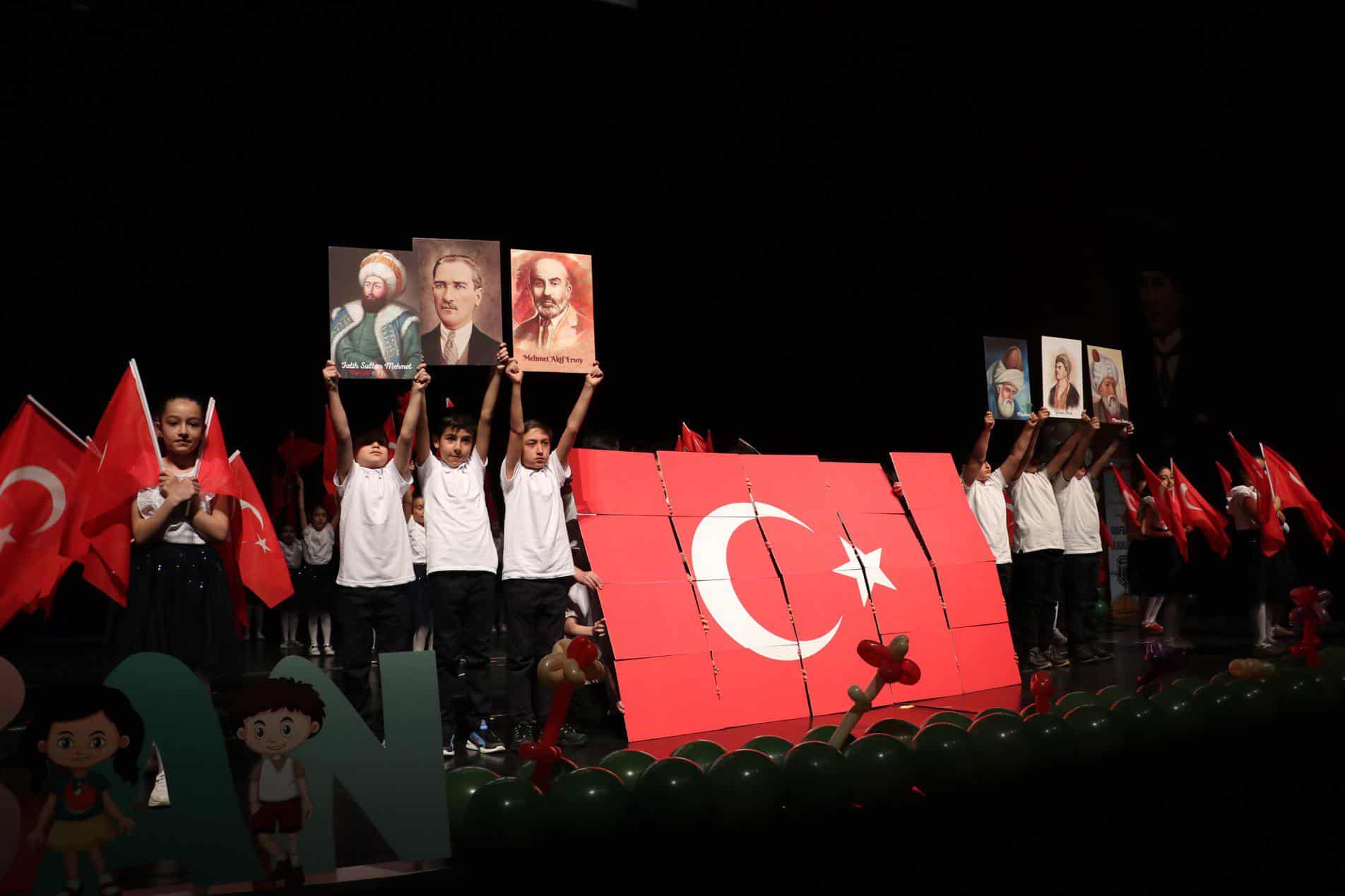 Sivas'ta, 23 Nisan Ulusal Egemenlik ve Çocuk Bayramı dolayısıyla kutlama  programı düzenlendi.