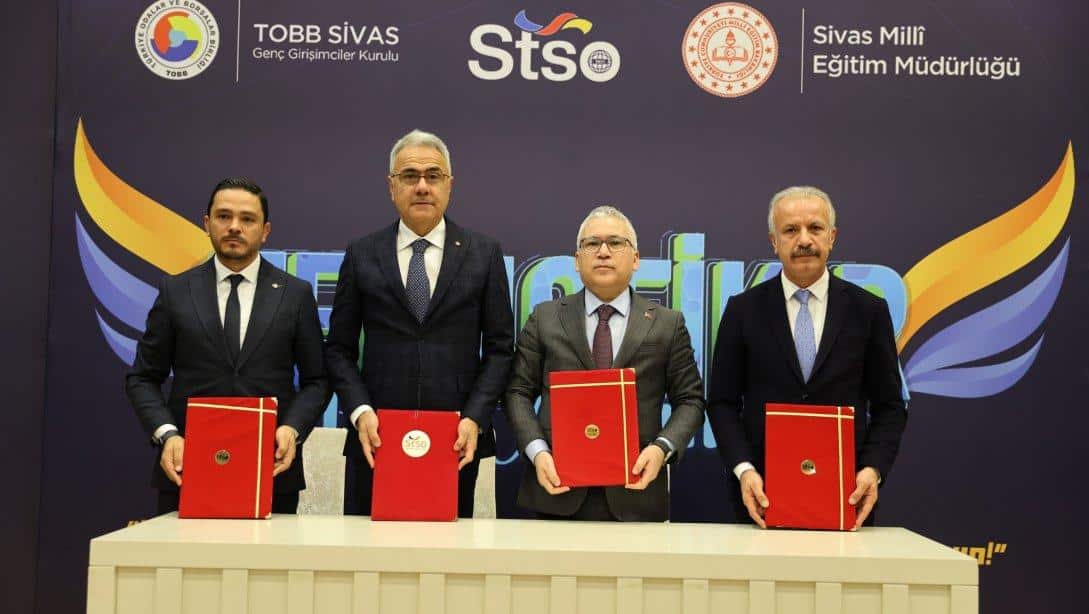 Sivas Valiliği himayesinde Millî Eğitim Müdürlüğümüz ve Sivas Ticaret ve Sanayi Odası (STSO) Odalar ve Borsalar Birliği Sivas Genç Girişimciler Kurulu işbirliğinde hayata geçirilen TEKNOFİKİR Projesi için tanıtım toplantısı düzenlendi.