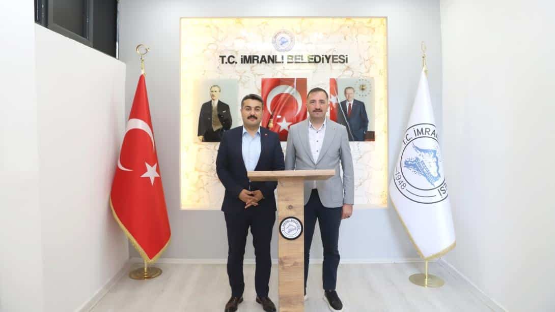 Millî Eğitim Müdürümüz Fatih Erdoğan, İmranlı Belediye Başkanı Ali Ürek'i ziyaret etti. 